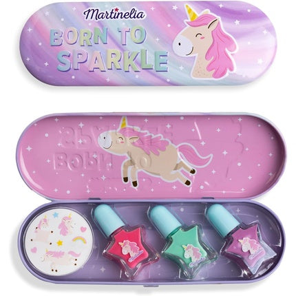 Martinelia Plumier Unicorn Children's Manicure Set - Manicure Kit in Case