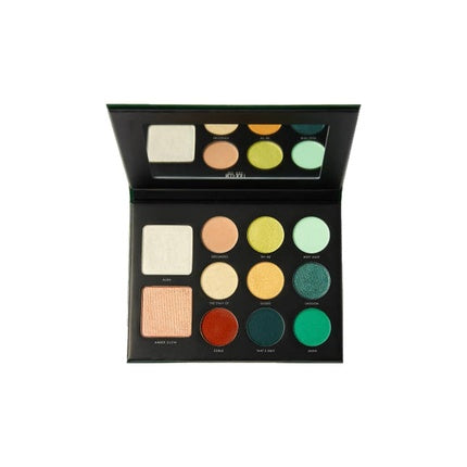 Milani Gilded Jade Eyeshadow Palette Eye Shadow Palette For Intense Color Pop 2-in-1 Palette With Eyeshadow and Highlighter Shades