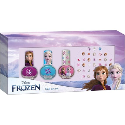 Frozen Nail Set 3 Nail Polish + Nail Stickers