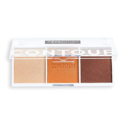 Revolution Relove Trio Contour Palette Bronze Sugar
