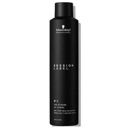 Schwarzkopf Session Label The Strong Dry Firm Hold Hairspray 300ml