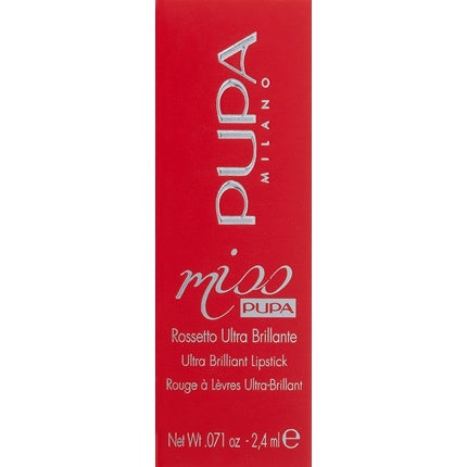 Pupa Miss Pupa Ultra Brilliant Lipstick - Shade 303, 2.4ml