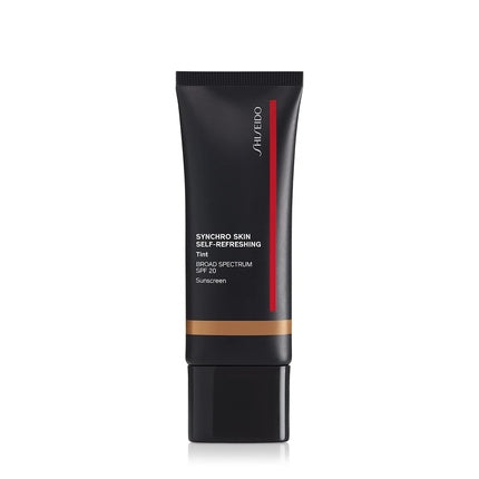 Shiseido Synchro Skin Self-Refreshing Tint SPF 20 Light Coverage Tinted Moisturizer 12-Hour Wear 24-Hour Hydration Waterproof Shine Resistant Non-Comedogenic Tan Kwanzan 415