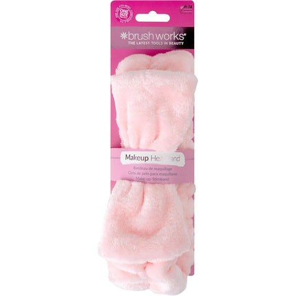 Brushworks Makeup Headband Pink