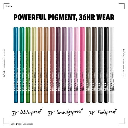 NYX Professional Makeup Epic Wear Liner Stick Long-Lasting Eyeliner Pencil Chill Blue 21