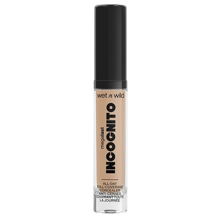 wet n wild Megalast Incognito Full-Coverage Concealer with Shea Butter Medium Neutral