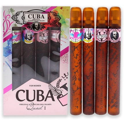 Cuba Cuba Quad I Women 4 Piece Gift Set