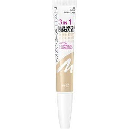 3 in 1 Easy Match Concealer Soft Porcelain 7ml
