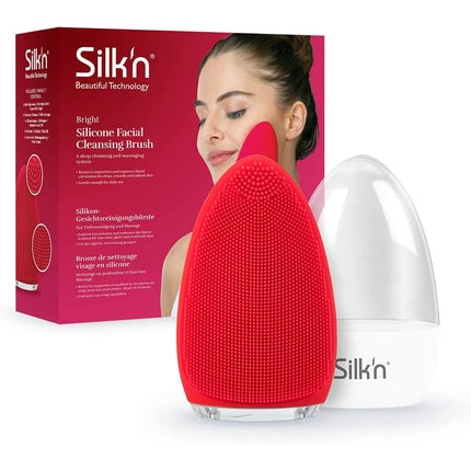 Silk'n Bright Deep Skin Cleansing Through High-Frequency Vibrations or Pulsations - Removes Dirt and Makeup Residues - 5X More Effective Than Manual Cleaning