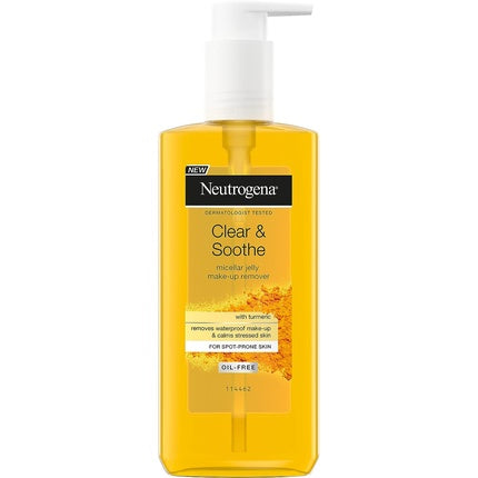Neutrogena Clear and Soothe Micellar Jelly Makeup Remover 200ml