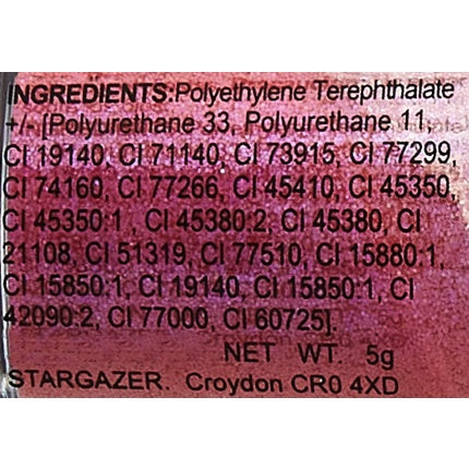 Stargazer Pink Glitter Shaker for Eyes, Lips, Face, Body, Hair and Nails