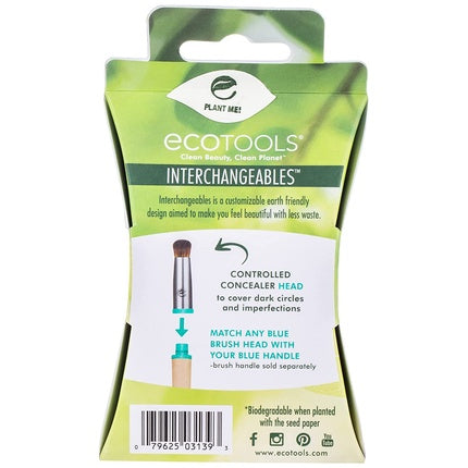 Ecotools Controlled Concealer Brush Head Interchangeable - Brush Head for Concealer