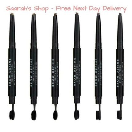 MUA Makeup Brow Define Eyebrow Pencil with Blending Brush Vegan