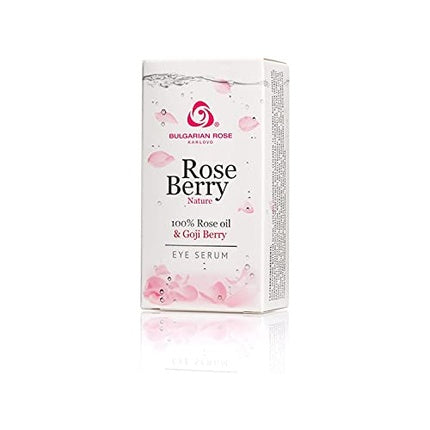 Bulgarian Rose Eye Contour Serum with Berries 30ml Enriched with Blueberry and Argan Oil
