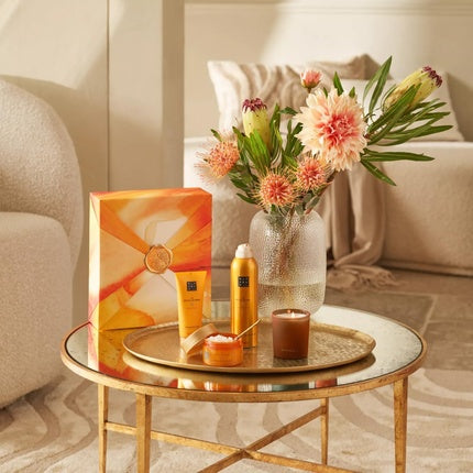 RITUALS Gift Set The Ritual of Mehr M - 4 Home and Skincare Products with Sweet Orange and Cedar Wood - Bath Gift Box