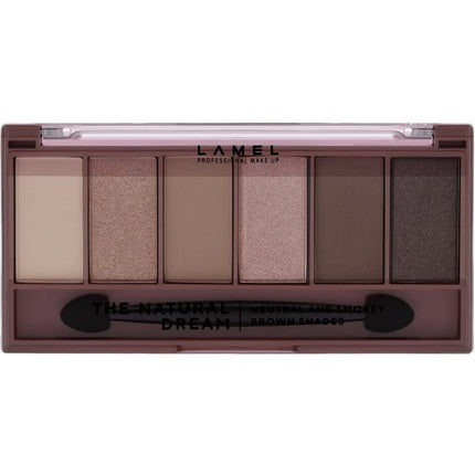 Lamel The Natural Dream Eyeshadow Palette Matt Shiny and Pearlescent Colors Cruelty Free N. 403