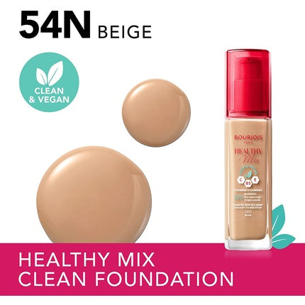 Bourjois Healthy Mix Anti-Fatigue Illuminating Foundation 54n Beige 30ml