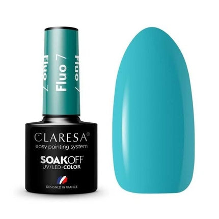 7 Fluo UV Nail Polish 5ml Clear