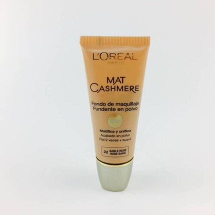 Loreal Mat Cashmere 22 Rose Sand 30ml BNIB