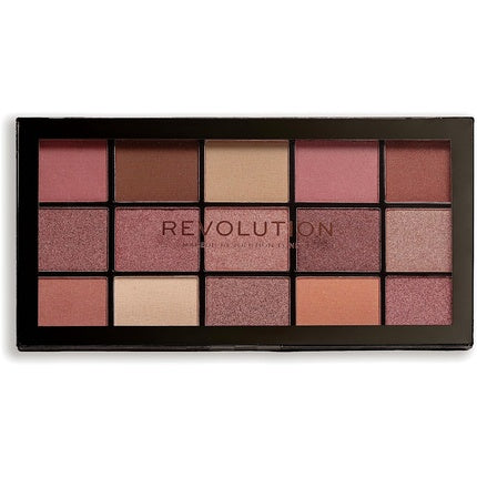 Makeup Revolution Reloaded Eyeshadow Palette Highly Pigmented Provocative 15 Shades Matte and Shimmer Finishes 16.5g
