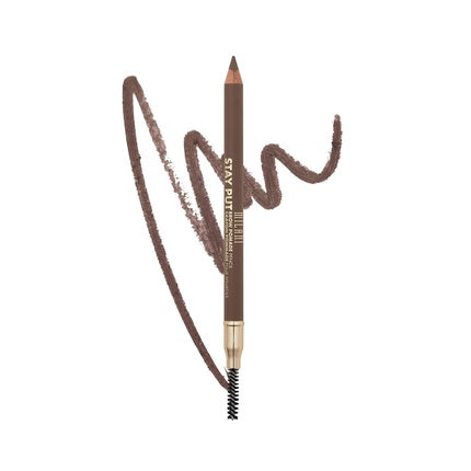 Milani Stay Put Brow Pomade Pencil Brunette 0.03 Ounce Vegan Cruelty-Free Eyebrow Pencil to Fill Shape & Define Brows