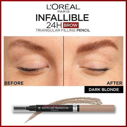 L'Oréal Paris Infaillible Brows 24H Eyebrow Pencil 6.0 Dark Blonde