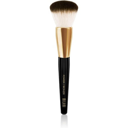 Milani Powder Bronzer Brush Cruelty-Free 2-In-1 Face Brush to Shape and Contour Made with High-Grade Synthetic Bristles