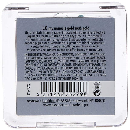 Essence Metal Chrome Blush My Name Is Gold Rose Gold