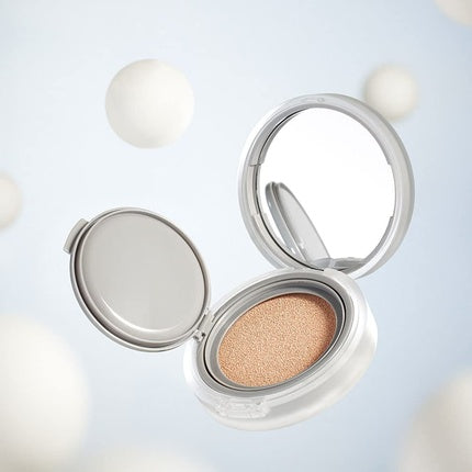 Rom&nd Nu Zero Cushion Long Lasting High Coverage Semi Matte Finish 02 Pure 21 - Korean Cushion Foundation