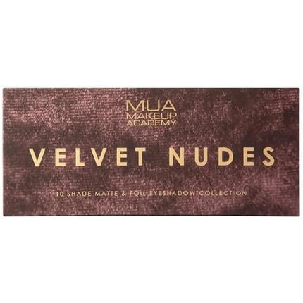 MUA 10 Shade Eyeshadow Palette Velvet Nudes