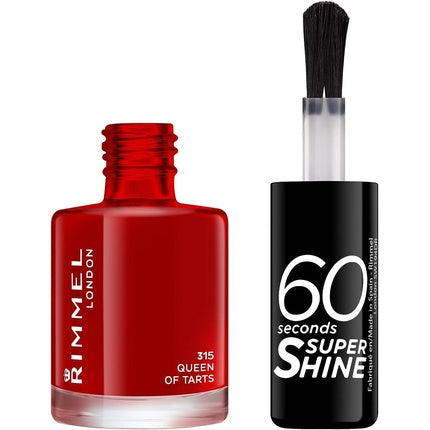 Rimmel 60 Seconds Super Shine Nail Polish 315 Queen Of Tarts 8ml