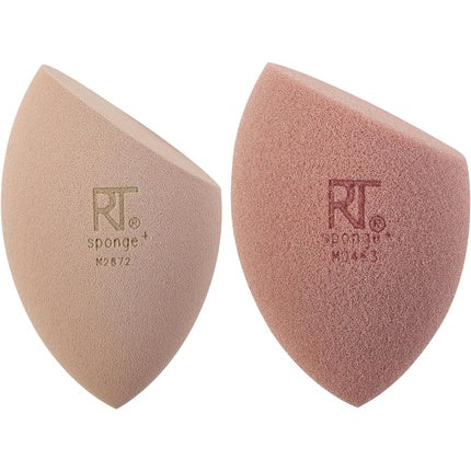 Real Techniques New Nudes Real Reveal Sponge Duo Makeup Blending Sponges