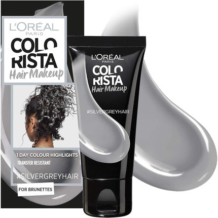 L'Oreal Colorista Hair Makeup Silver Gray Brunette Temporary Hair Color 30ml