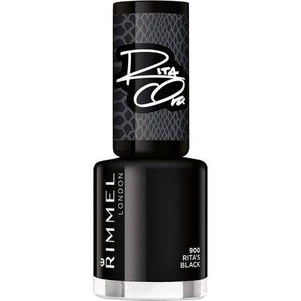 Rimmel London Rita Ora 60 Seconds Super Shine Nail Polish 8ml 900 Ritas Black