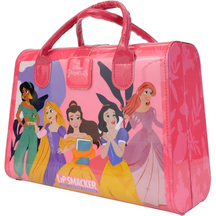 Lip Smacker Disney Princess Weekender Case All-in-One Hard Tote Bag Beauty Essentials 20+ Pieces