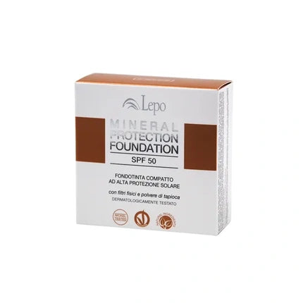 Lepo Cosmetics Mineral Protection Foundation Spf 50 Medium Dark - 9 Grams