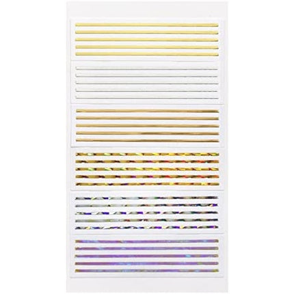 Elegant Touch Nail Stylist Metallic Nail Art Band