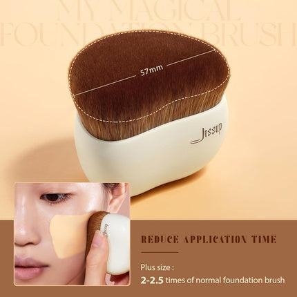 Jessup Pebble Flawless Face Kit Makeup Sponge Set T505 4 Pieces