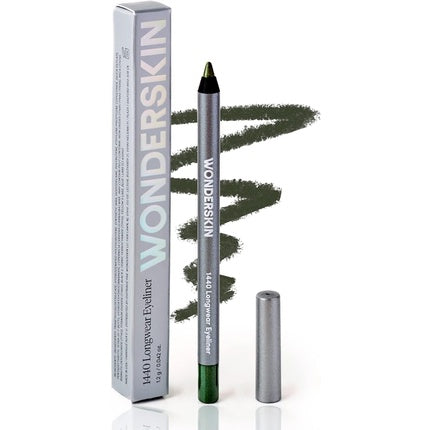 Wonderskin 1440 Longwear Eyeliner Waterproof Eye Pencils for Women Makeup Long Lasting Eye Makeup Olive