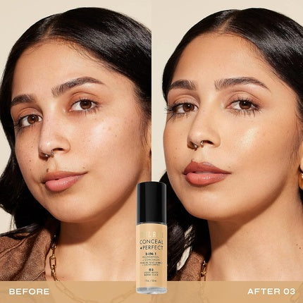 Milani Conceal + Perfect 2-In-1 Foundation + Concealer Light Beige