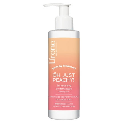 Lirene Oh Just Peachy Micellar Gel For Makeup Removal For Face And Eyes Peach 145ml