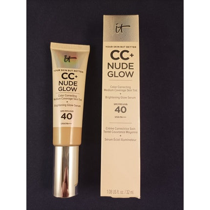 IT Cosmetics CC Nude Glow in Light Medium Coverage Skin Tint 32ml - New