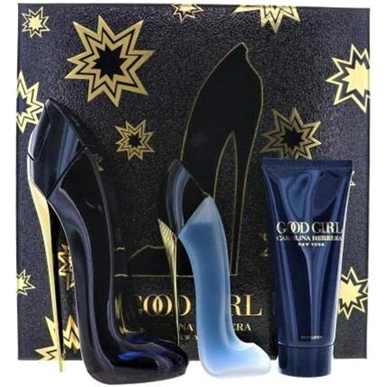 Good Girl by Carolina Herrera for Women 3 Pc Gift Set 2.7oz EDP Spray 3.4oz Body Lotion 1oz Hair Mist