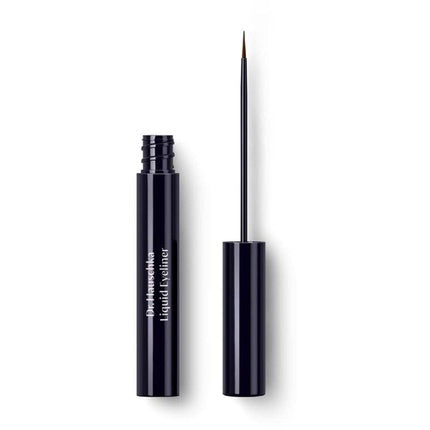 Dr. Hauschka Liquid Eyeliner 01 Black Natural Mineral Winged Cat-Eye Water Resistant Long-lasting 0.14 fl oz