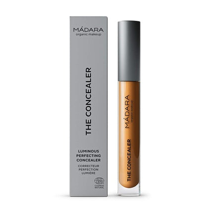 MÁDARA Organic Skincare The Concealer #55 Hazelnut 4ml with Hyaluronic Acid and Intelligent Minerals - Ecocert Certified and Vegan