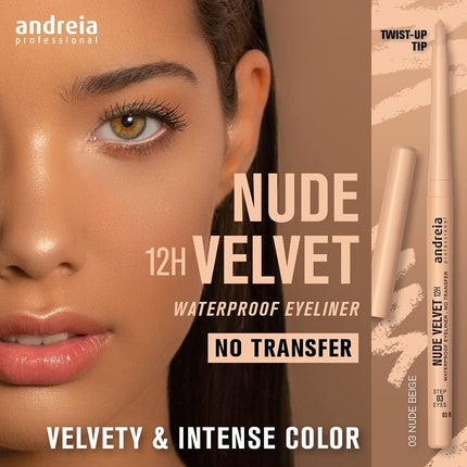 Andreia Professional Make Up Eyes Nude Velvet 12H Waterproof Eyeliner