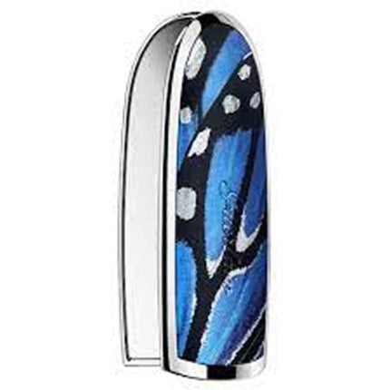 Guerlain Rouge G Case Morpho Blue Limited Edition Brille, Glanzendes Gold
