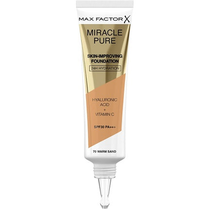 Max Factor Miracle Pure Foundation Warm Sand 70 30ml