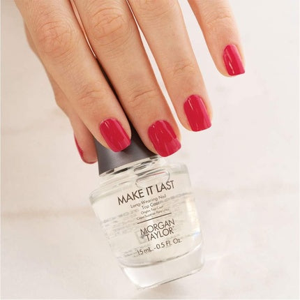 Morgan Taylor Make It Last Long Wearing Top Coat 15ml