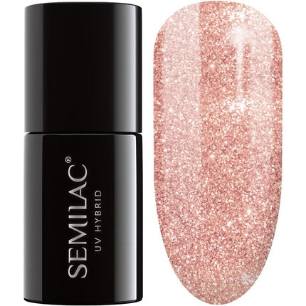 Semilac UV Nail Polish Beige Color 094 Pink Gold 7ml